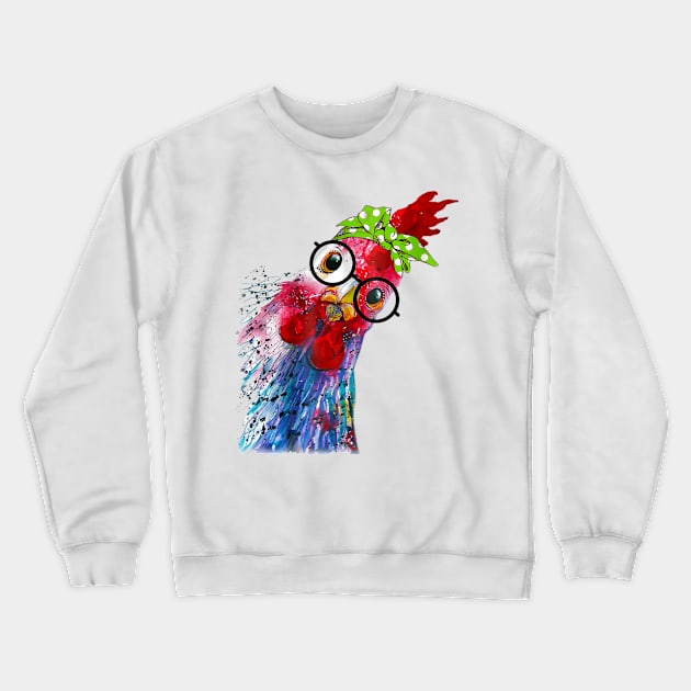Funny Chicken Lover T-Shirt Love Farmer Tee Crewneck Sweatshirt by ReneeCummings